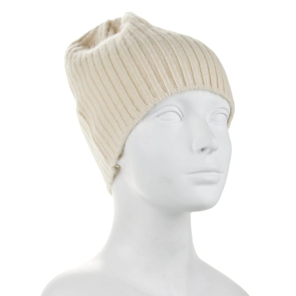 JENNI KAYNE IVORY CASHMERE BEANIE